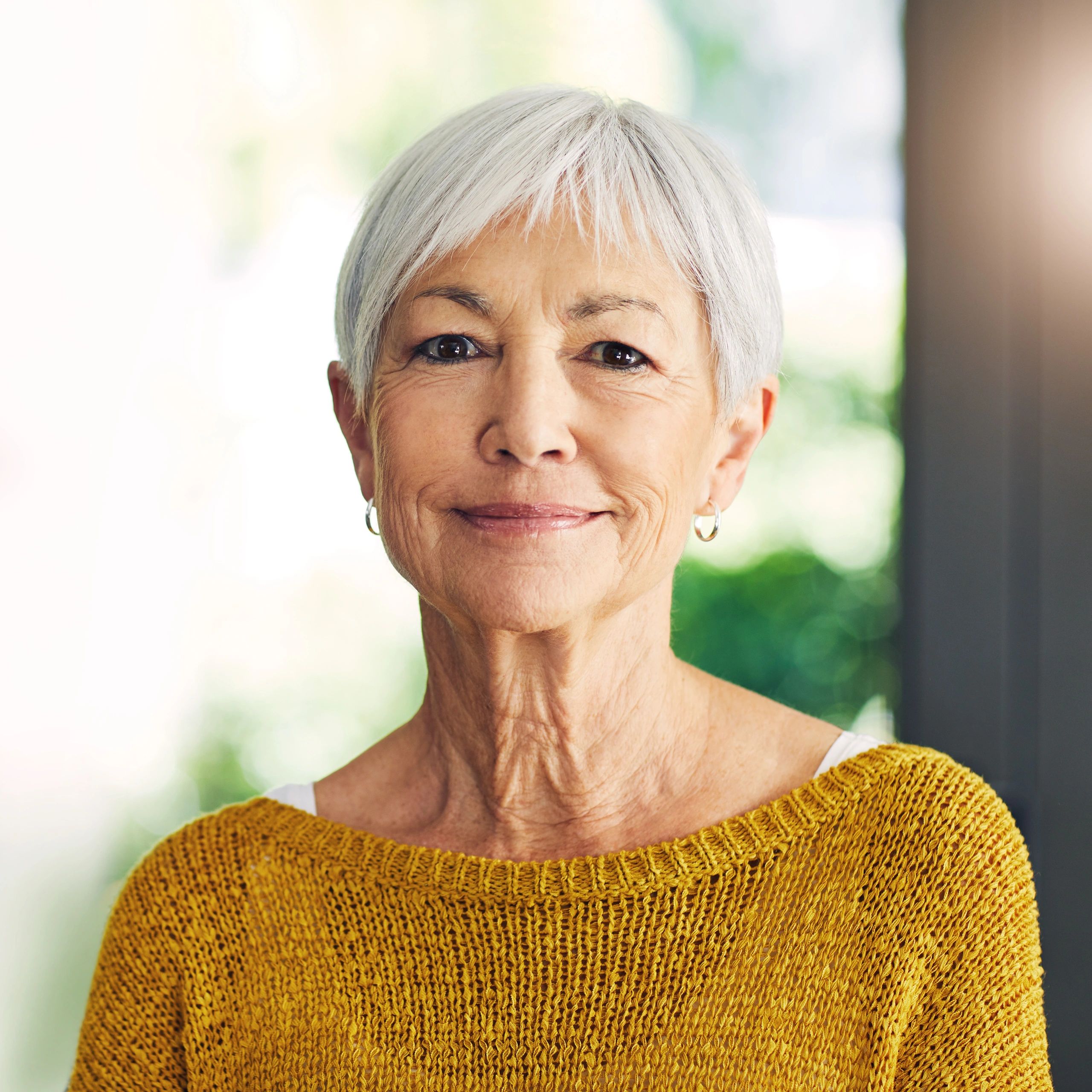 Client portrait of a confident senior woman